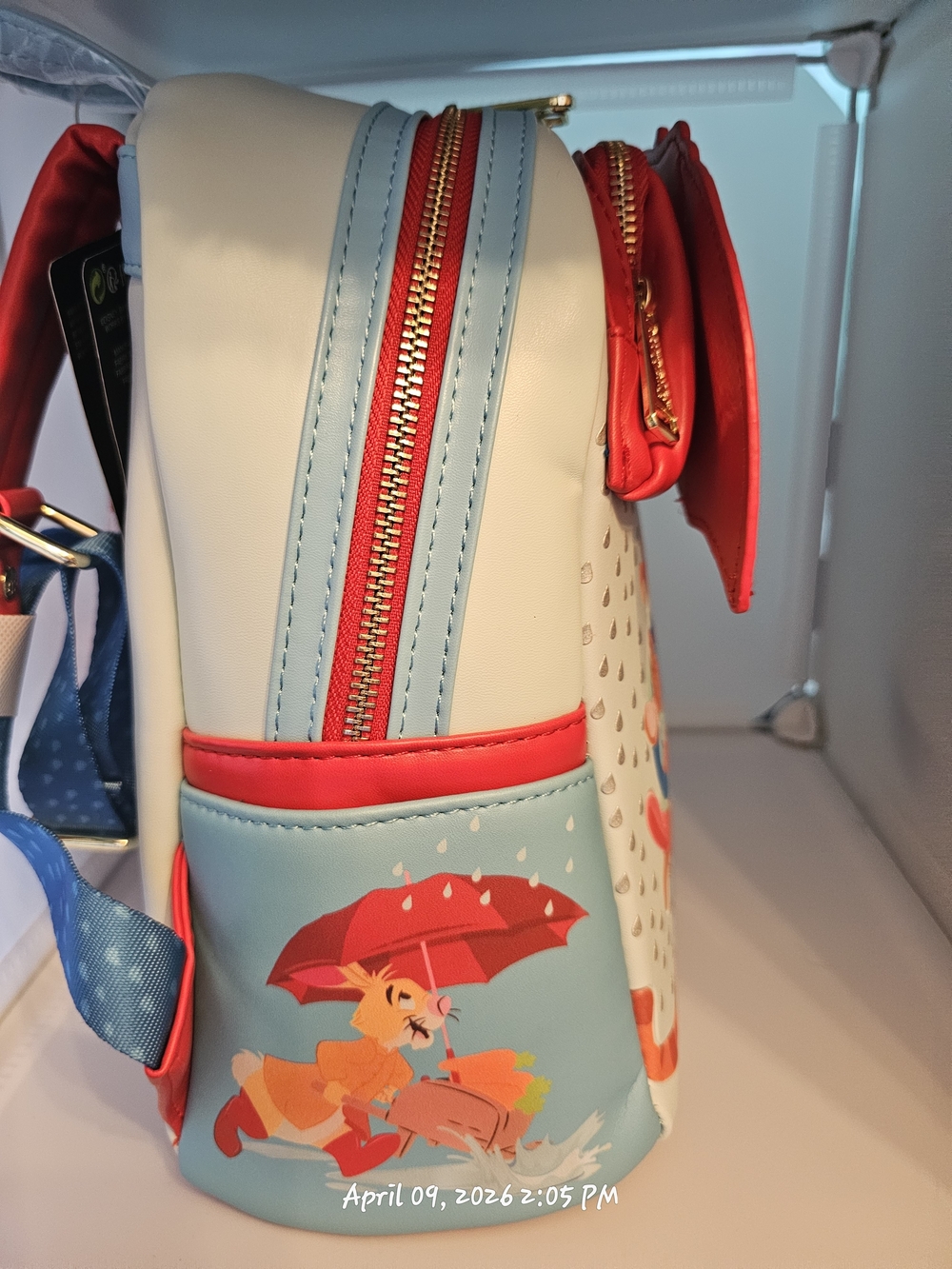 Loungefly Disney Winnie the Pooh and Friends Rainy Day Mini Backpack Rainy Day - Picture 2 of 5